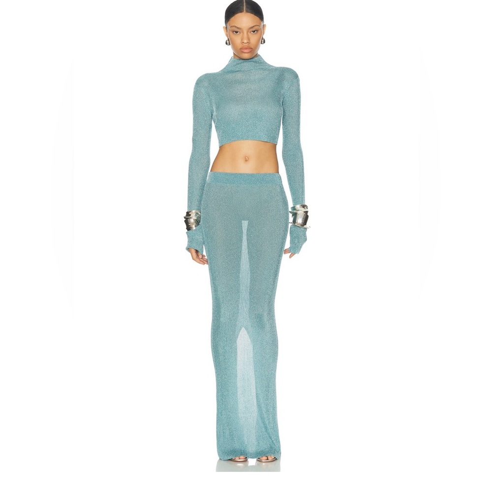 LAQUAN SMITH Knit Column Skirt